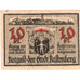 Germany, Rastenberg, 10 Pfennig, 1921-09-01, UNC(63)