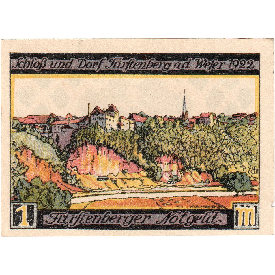 Germany, Fürstenberg, 1 Mark, 1921-12-01, UNC(63)
