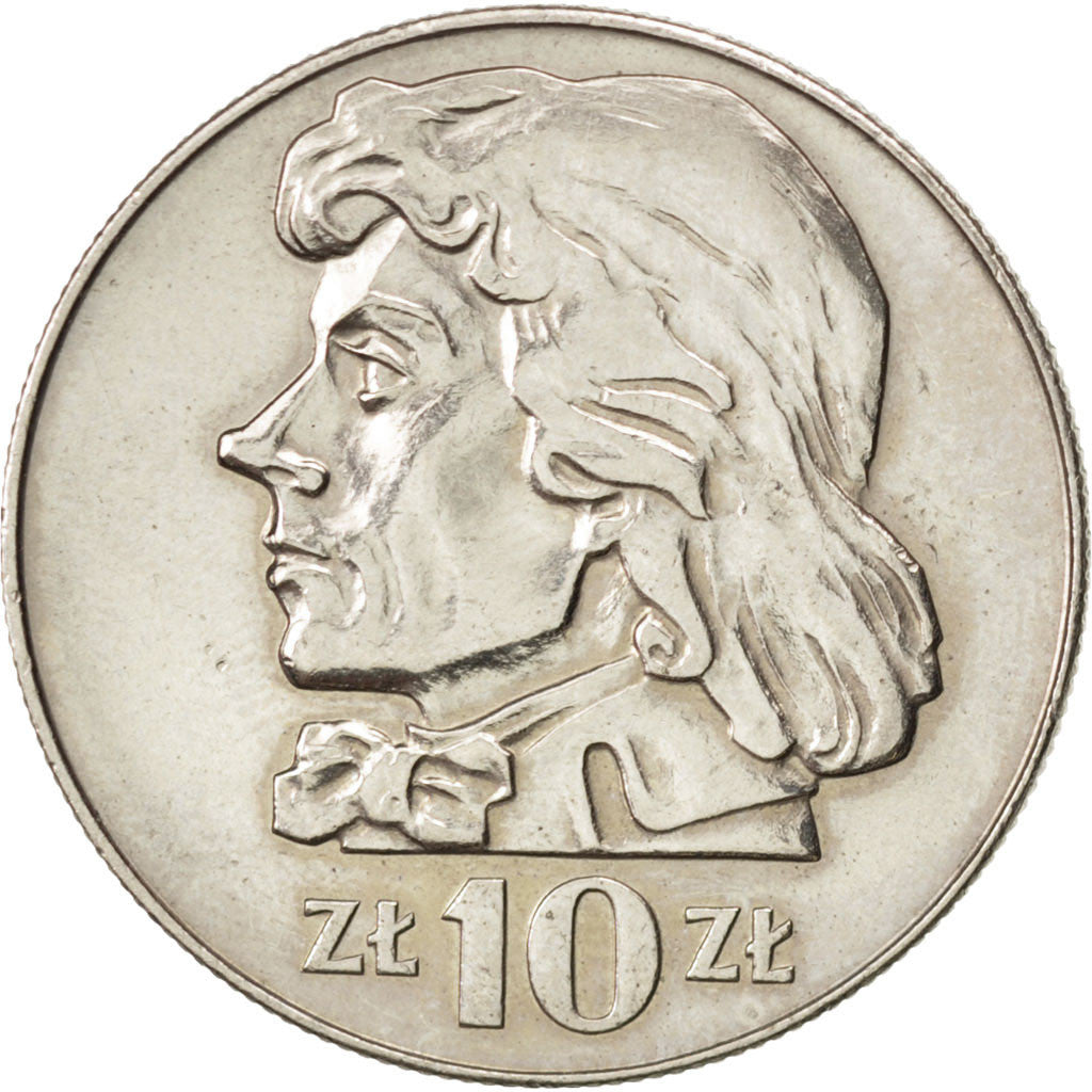 Münze, Polen, 10 Zlotych, 1970, Warsaw, SS, Copper-nickel, KM:50a