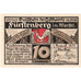 Germany, Furstenberg in Meckl, 10 Pfennig, 1921-08-01, UNC(63)