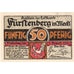 Germany, Furstenberg in Meckl, 50 Pfennig, 1921-08-01, UNC(63)