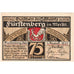 Germany, Furstenberg in Meckl, 75 Pfennig, 1921-08-01, UNC(63)