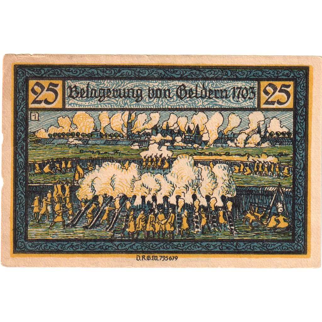 Germany, Geldern, 25 Pfennig, 1922-05-01, EF(40-45)