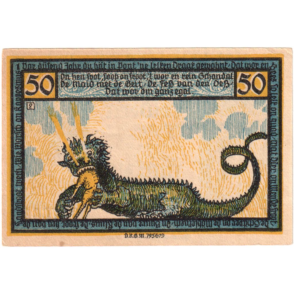 Germany, Geldern, 50 Pfennig, 1922-05-01, UNC(63)