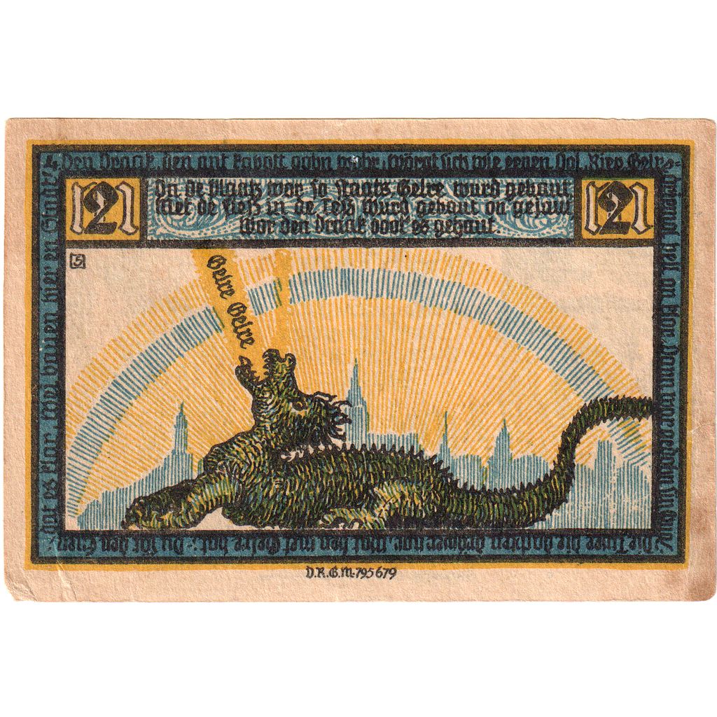 Germany, Geldern, 2 Mark, 1922-05-01, EF(40-45)