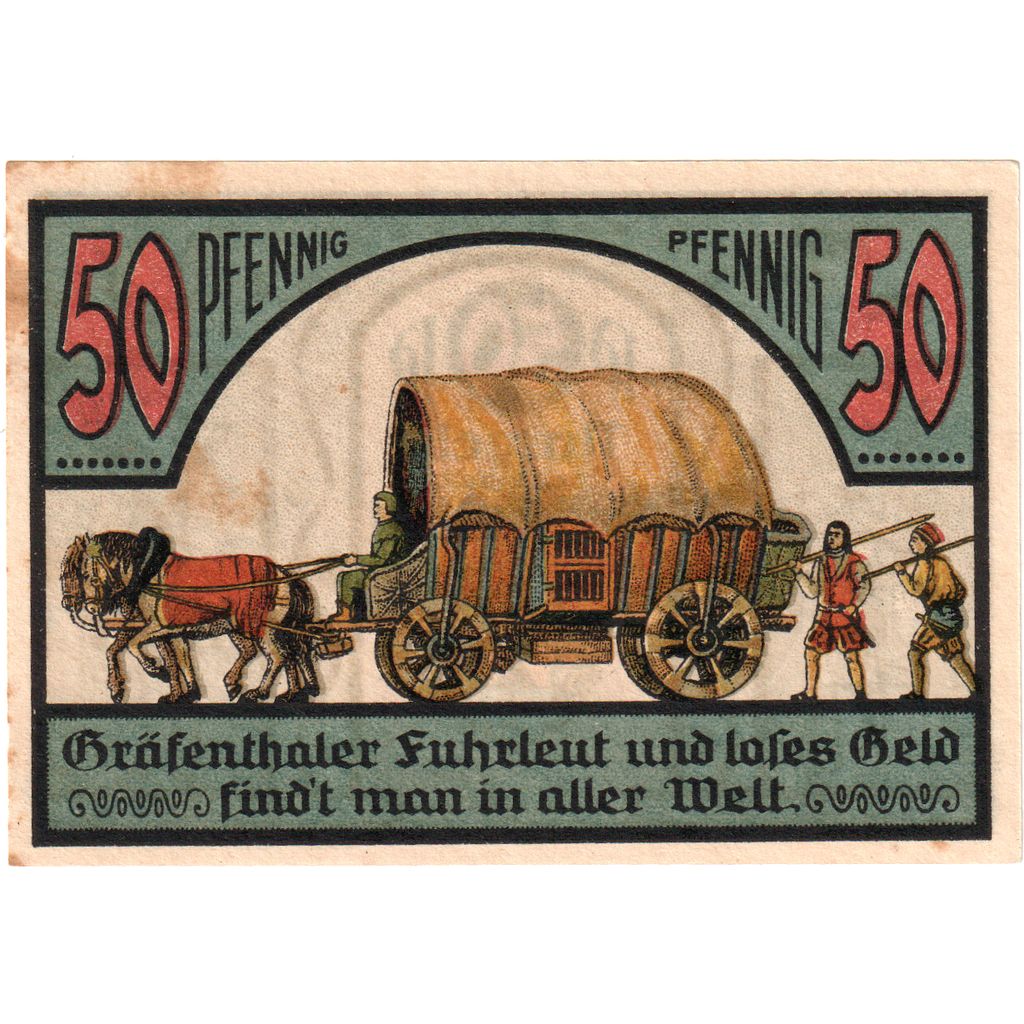 Germany, Grafenthal, 50 Pfennig, EF(40-45)