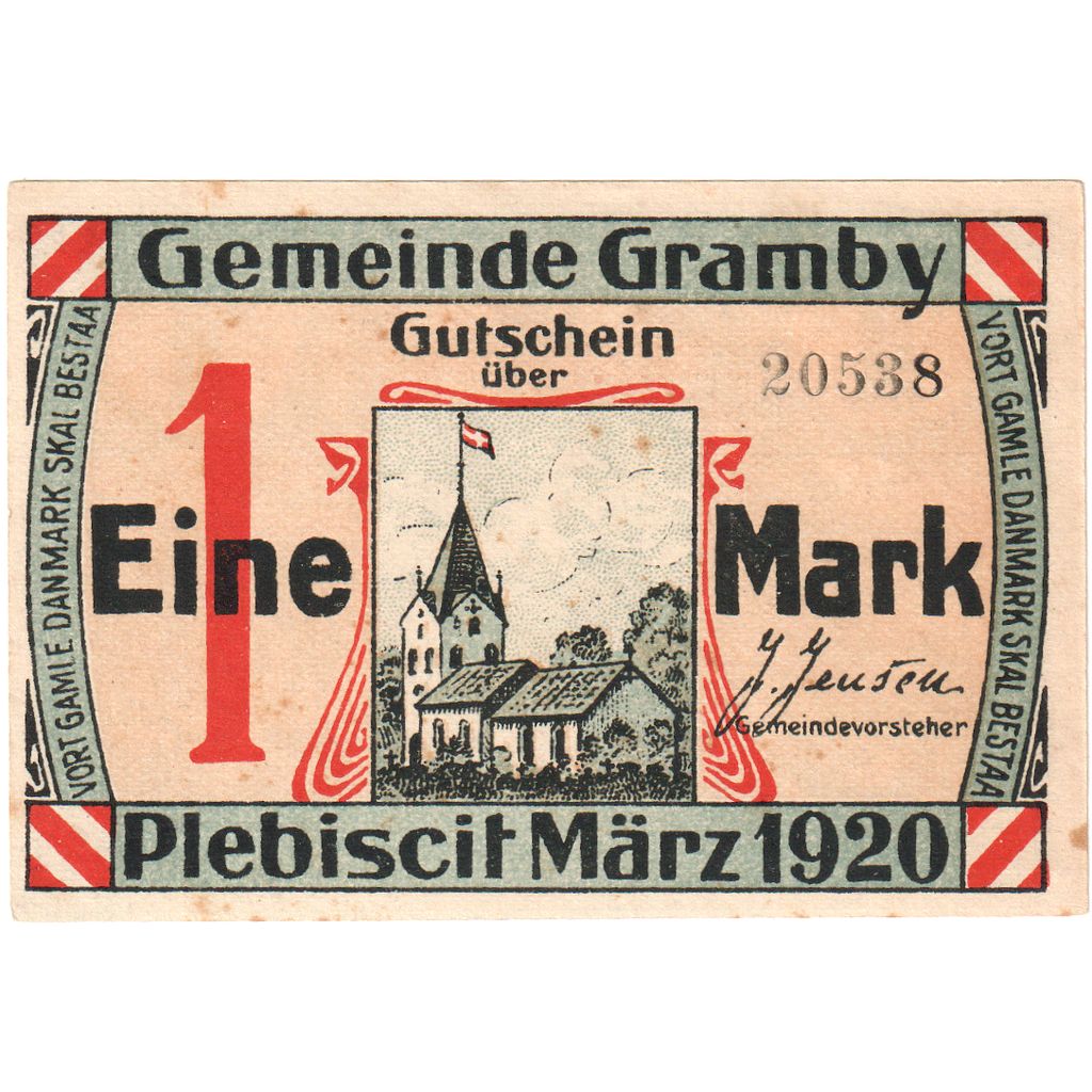 Alemania, 1 Mark, Gramby, EBC