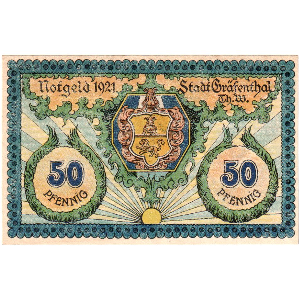 Germany, Grafenthal, 50 Pfennig, UNC(63)