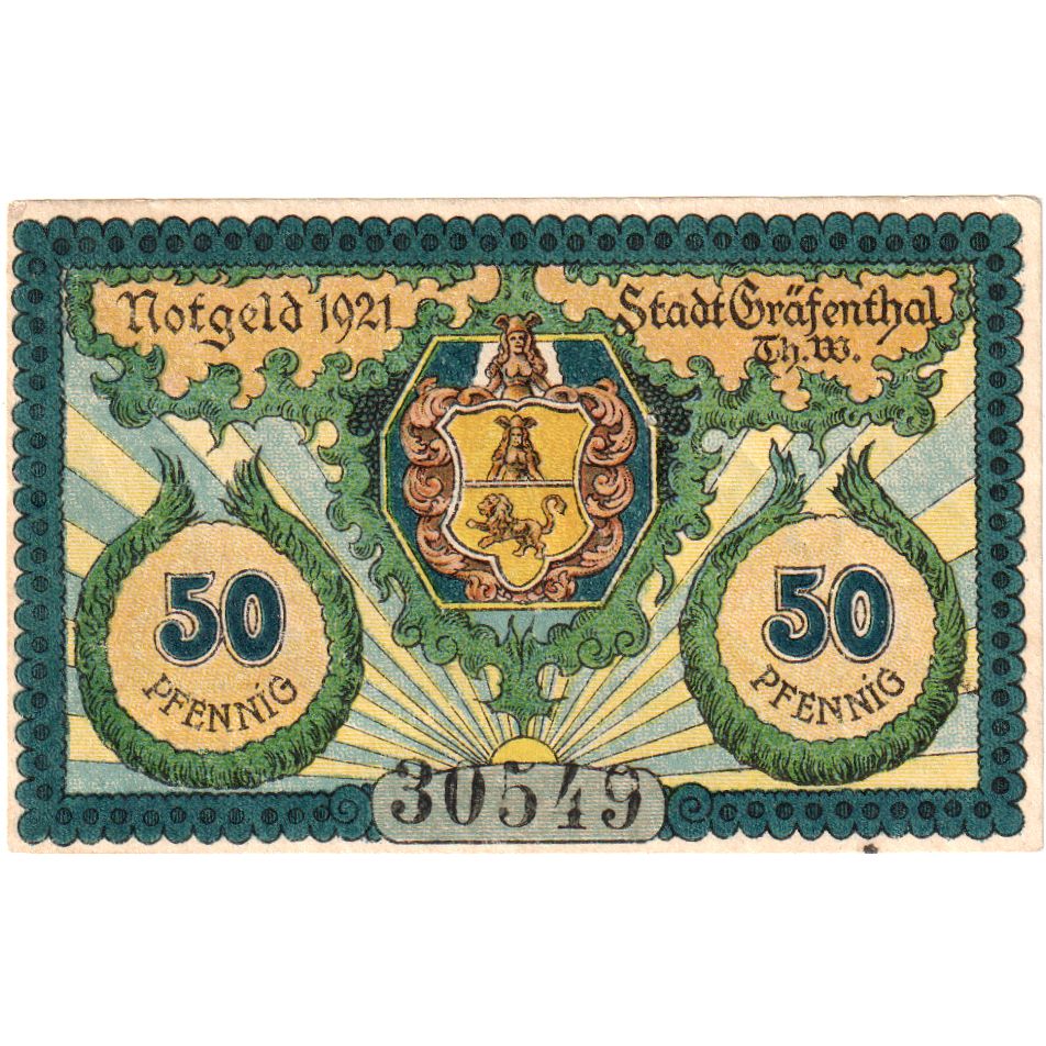 Germany, Grafenthal, 50 Pfennig, AU(55-58)
