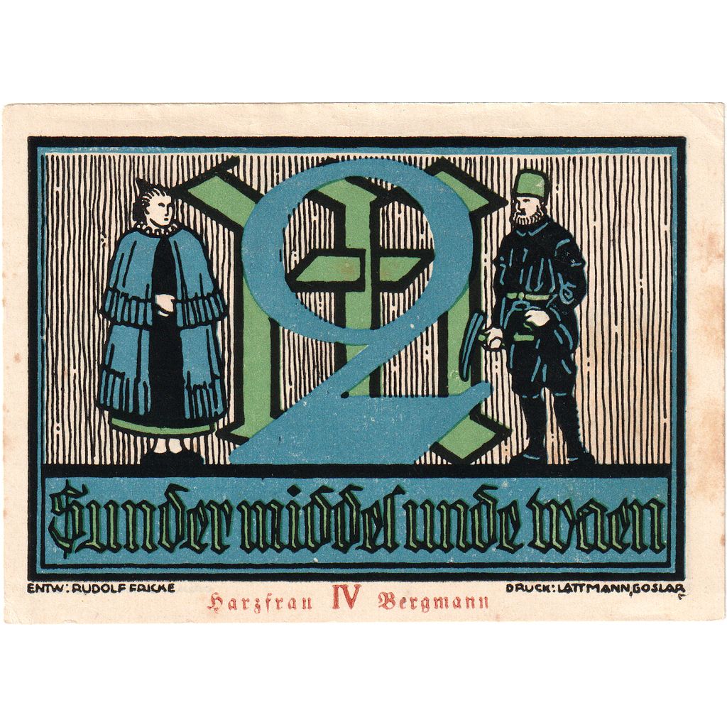 Germany, Goslar, 2 Mark, 1922-07-02, AU(55-58)