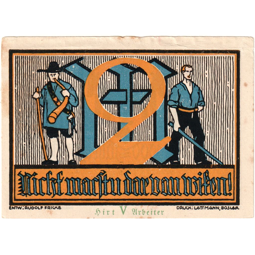 Germany, Goslar, 2 Mark, 1922-07-02, EF(40-45)