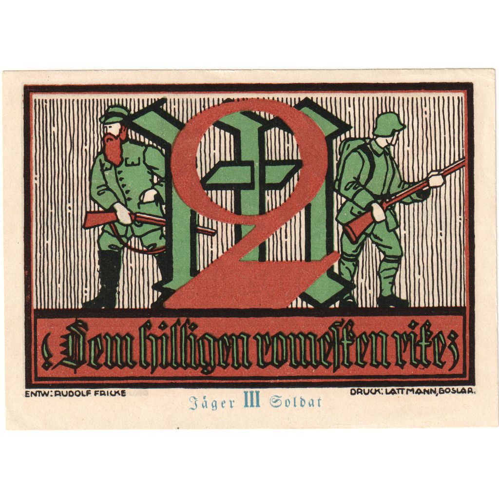 Germany, Goslar, 2 Mark, 1922-07-02, UNC(63)