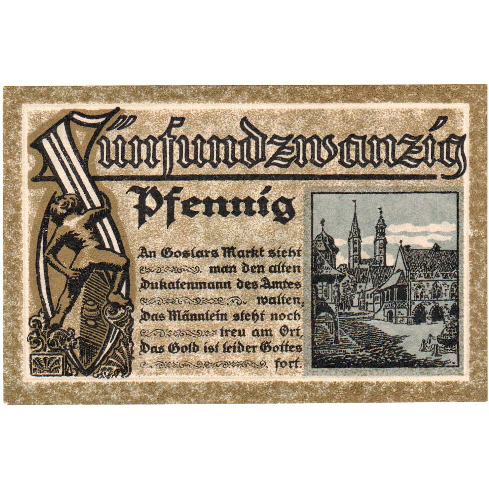 Alemania, Goslar am Harz, 25 Pfennig, 1920-06-01, SC