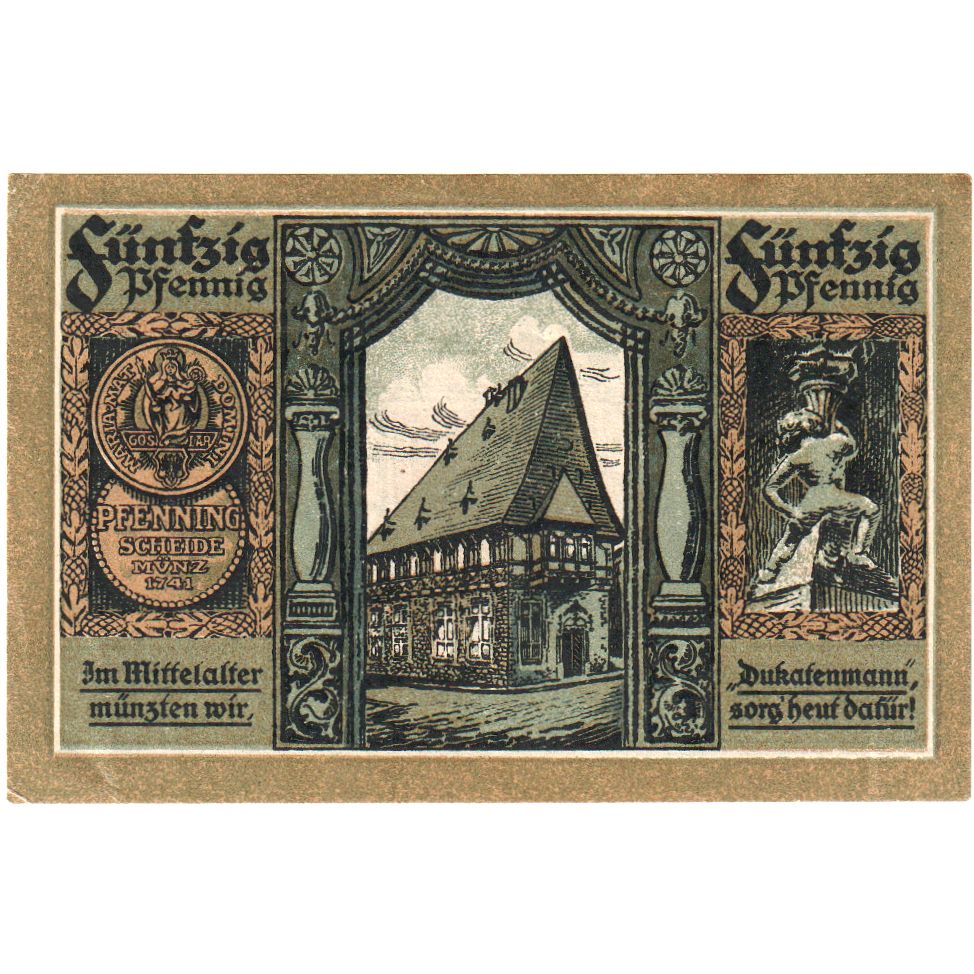 Germany, Goslar am Harz, 50 Pfennig, 1920-06-01, AU(55-58)