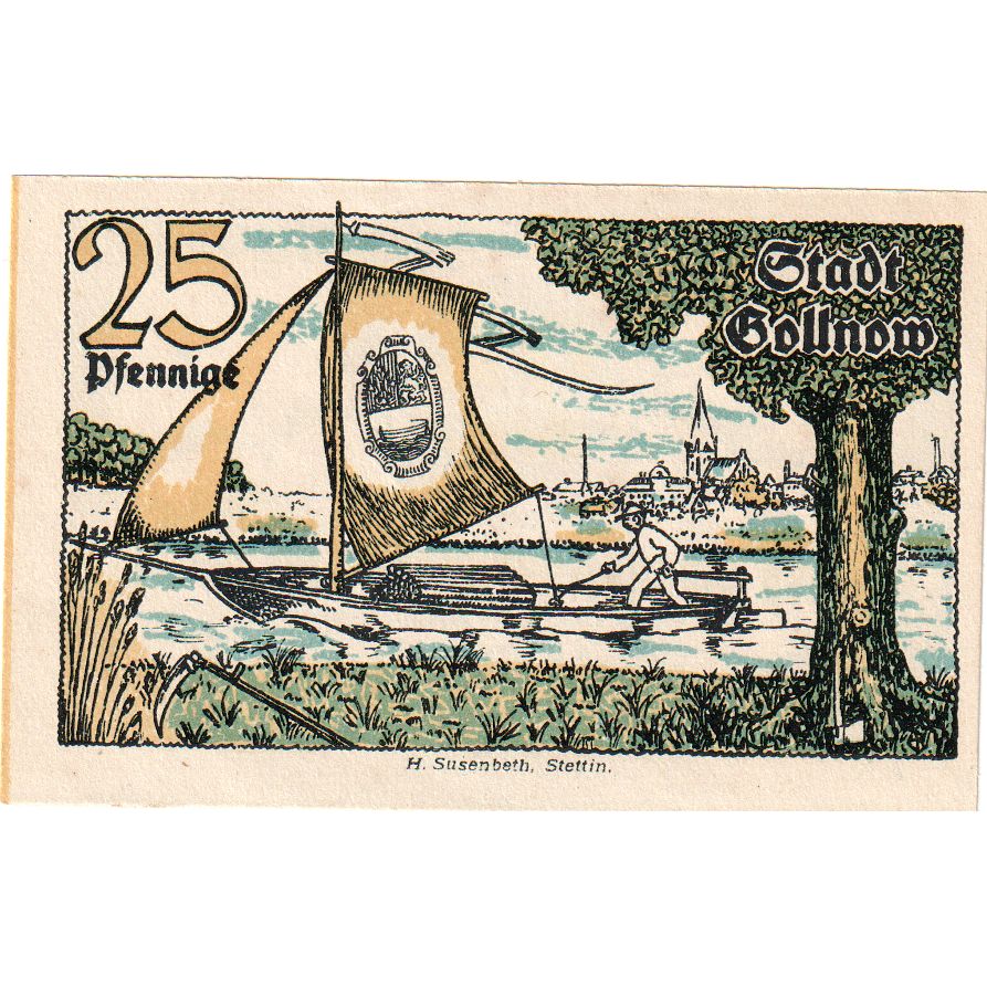 Germany, Gollnow, 25 Pfennig, AU(55-58)