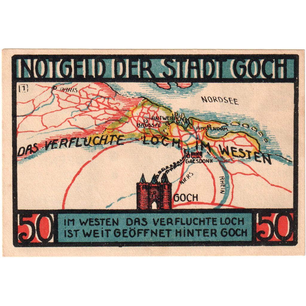 Deutschland, Goch, 50 Pfennig, 1922-01-01, VZ