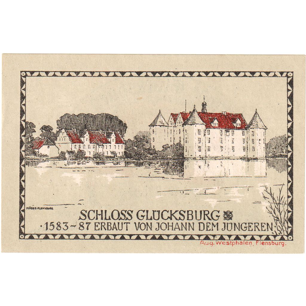 Deutschland, Glucksburg, 1 Mark, UNZ-