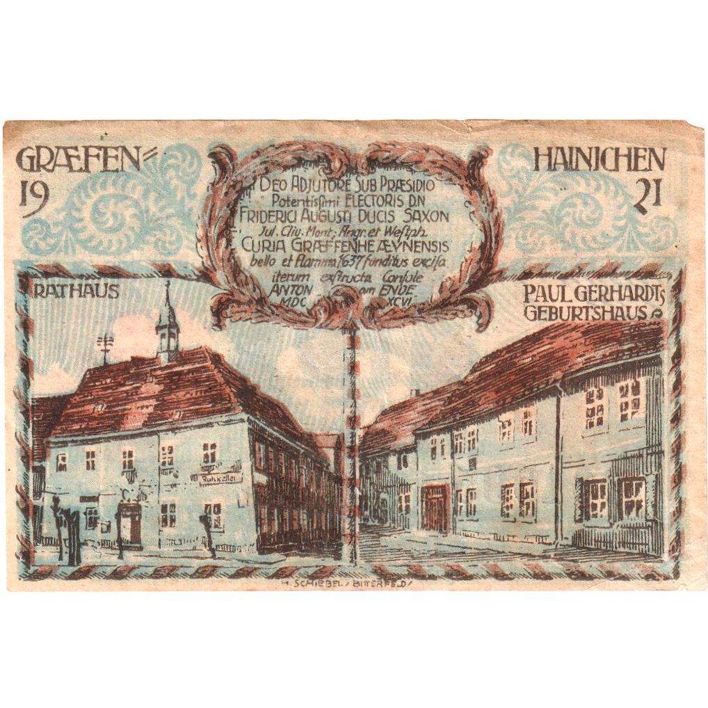 Germania, Gräfenhainichen, 10 Pfennig, 1921-05-31, BB