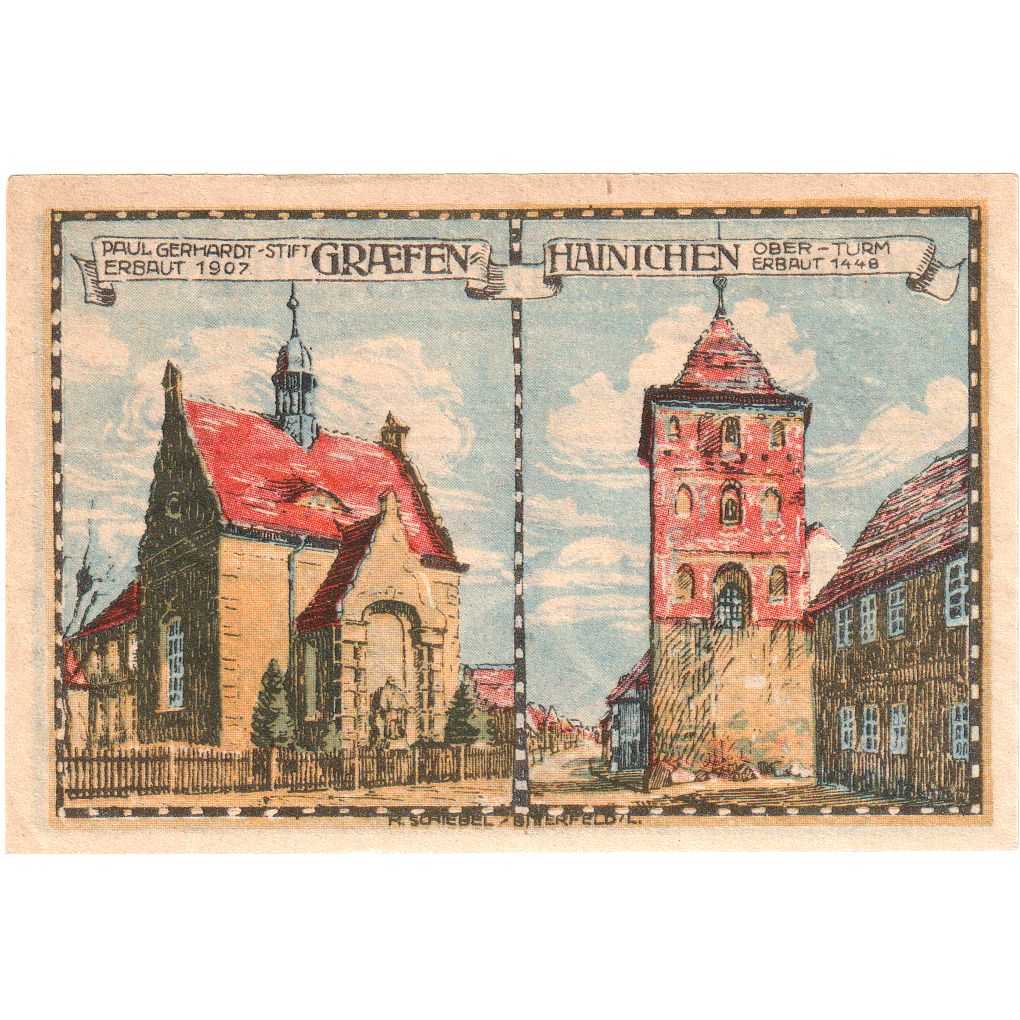 Deutschland, Gräfenhainichen, 25 Pfennig, 1921-05-31, UNZ-