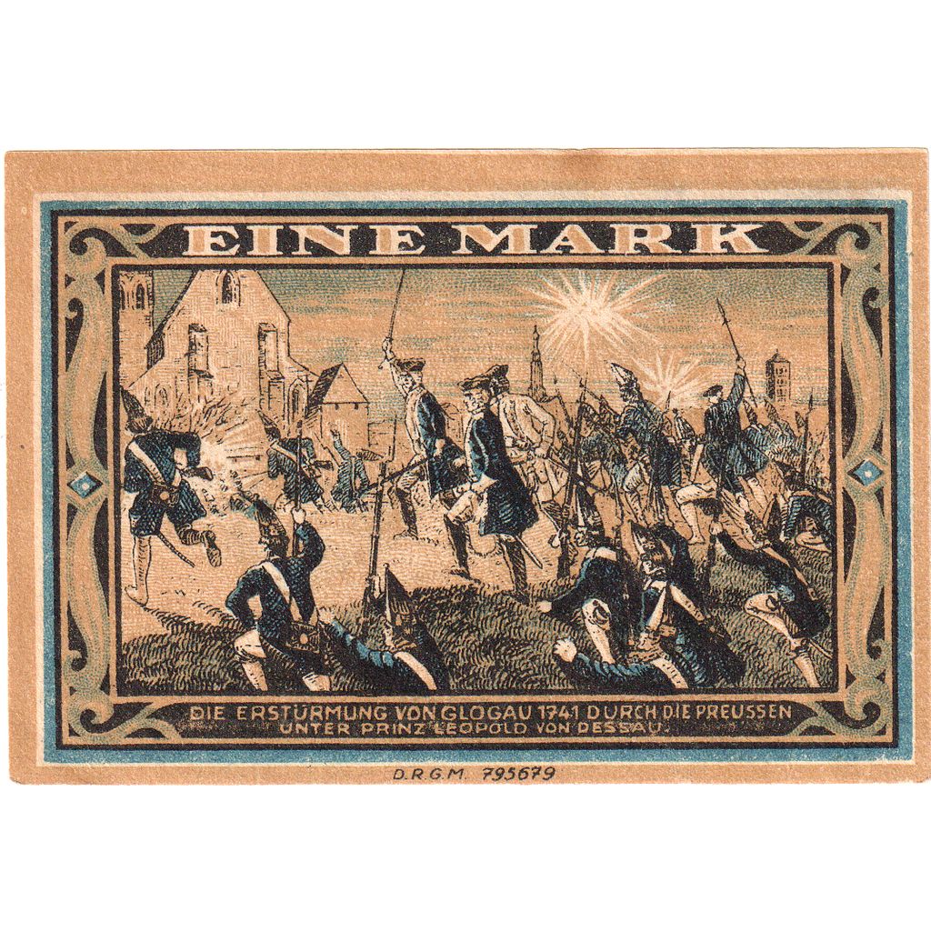 Deutschland, Glogau, 1 Mark, UNZ-