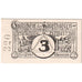 Deutschland, Bielefeld Hauptkassen Verwaltung, 3 Pfennig, UNZ-