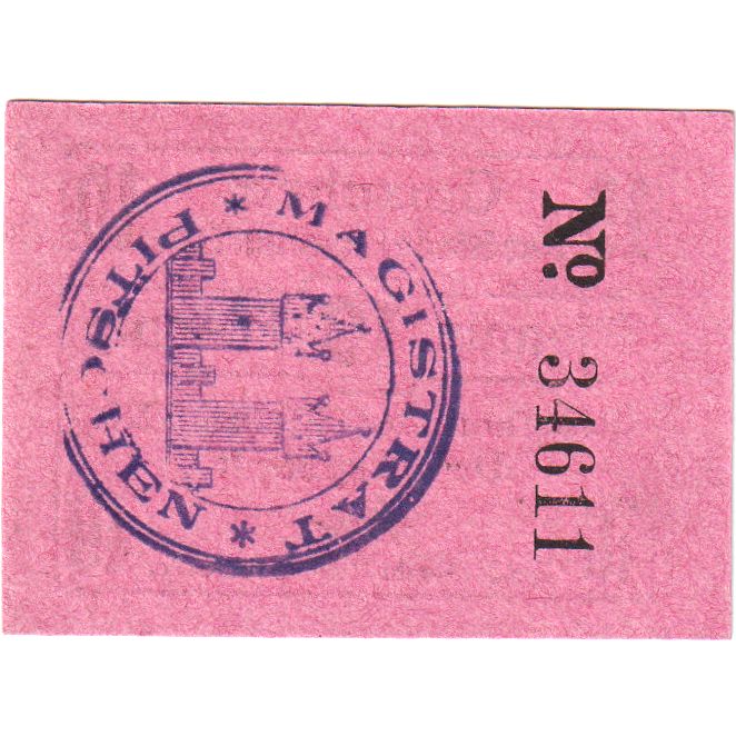 Deutschland, Pitschen, 10 Pfennig, 1921-12-31, UNZ-