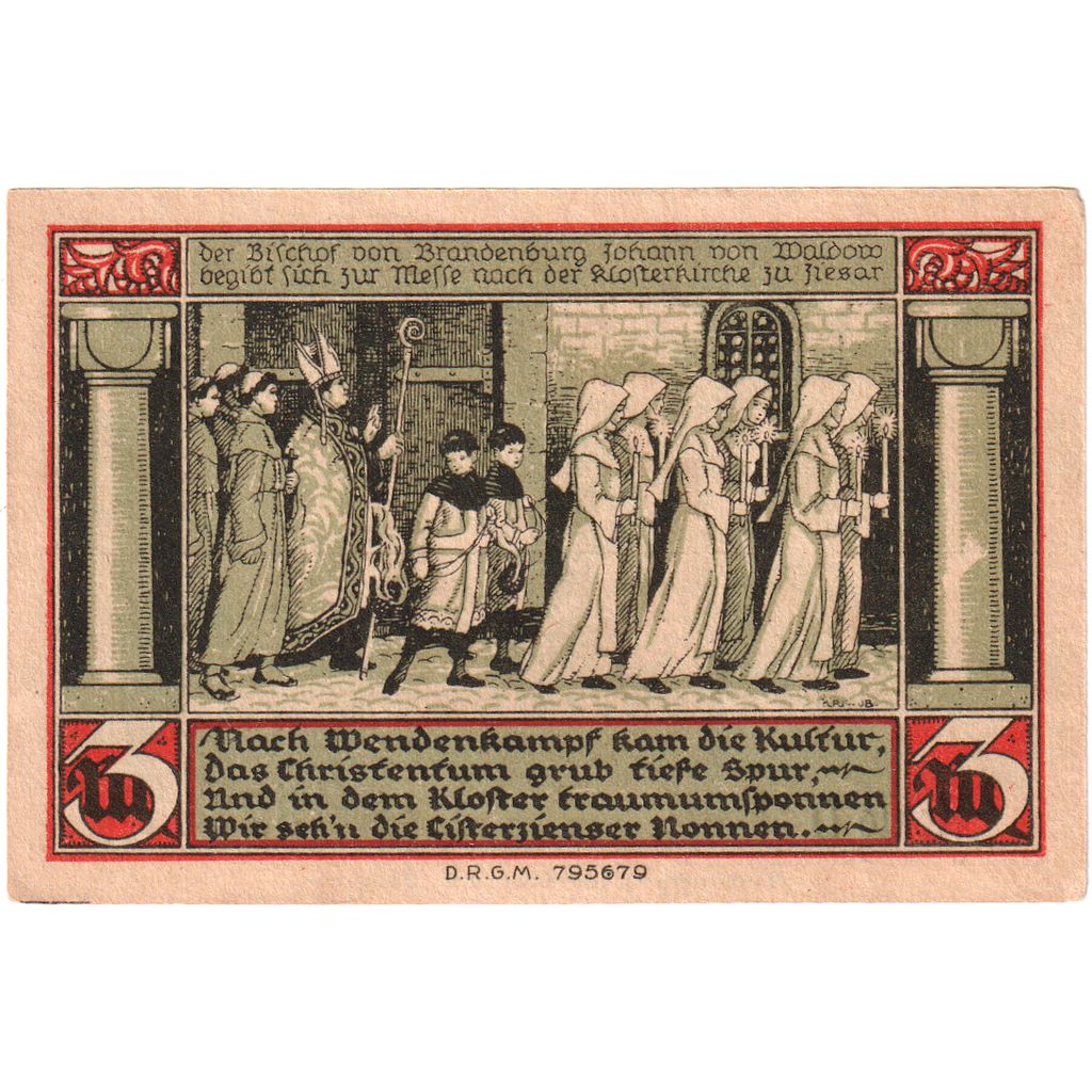 Germany, Ziesar, 3 Mark, AU(55-58)