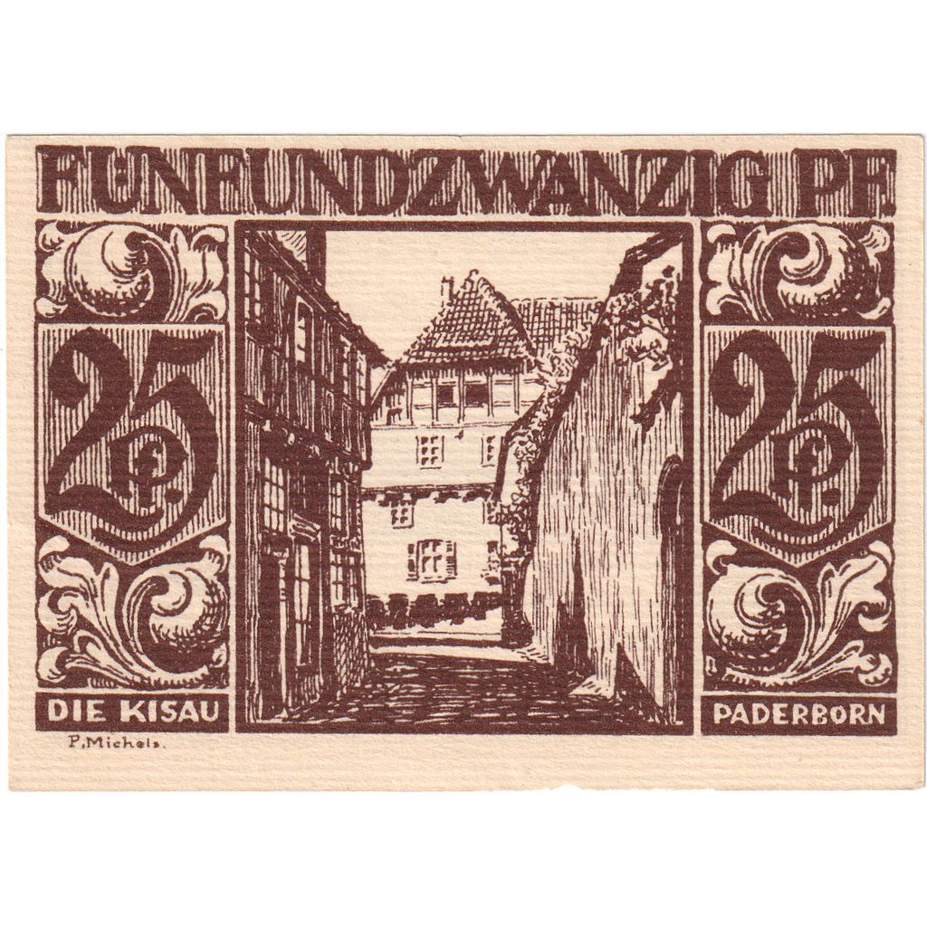 Germania, Paderborn, 25 Pfennig, 1921-11-10, SPL