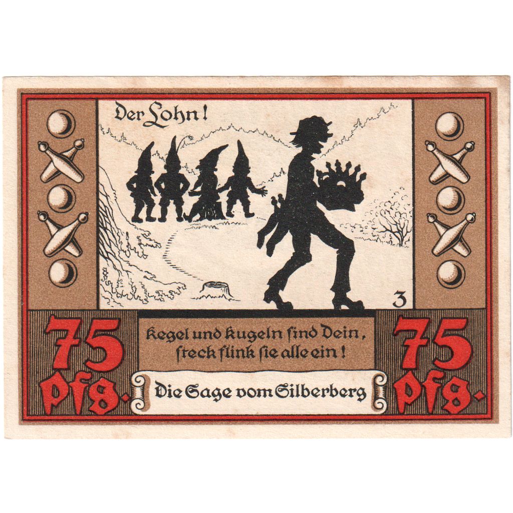 Alemania, Wünschendorf, 75 Pfennig, 1921-09-21, SC