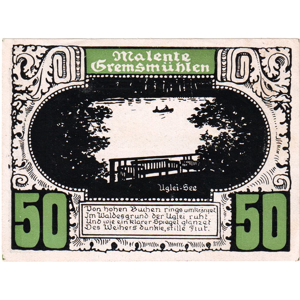 Germany, Plön, 50 Pfennig, UNC(63)