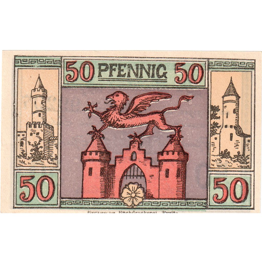 Germany, Pyritz, 50 Pfennig, 1921-11-01, UNC(63)
