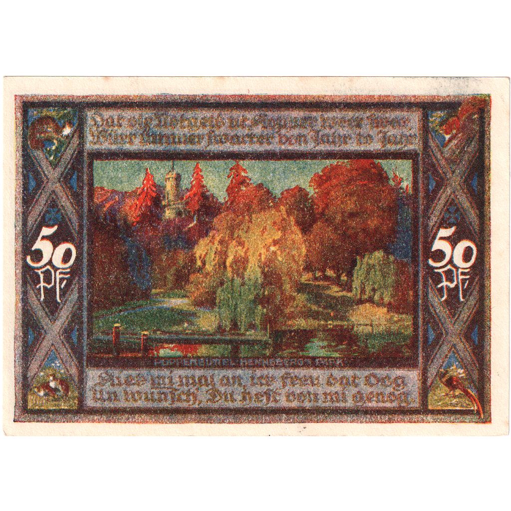 Germania, Poppenbüttel, 50 Pfennig, 1921-12-31, SPL