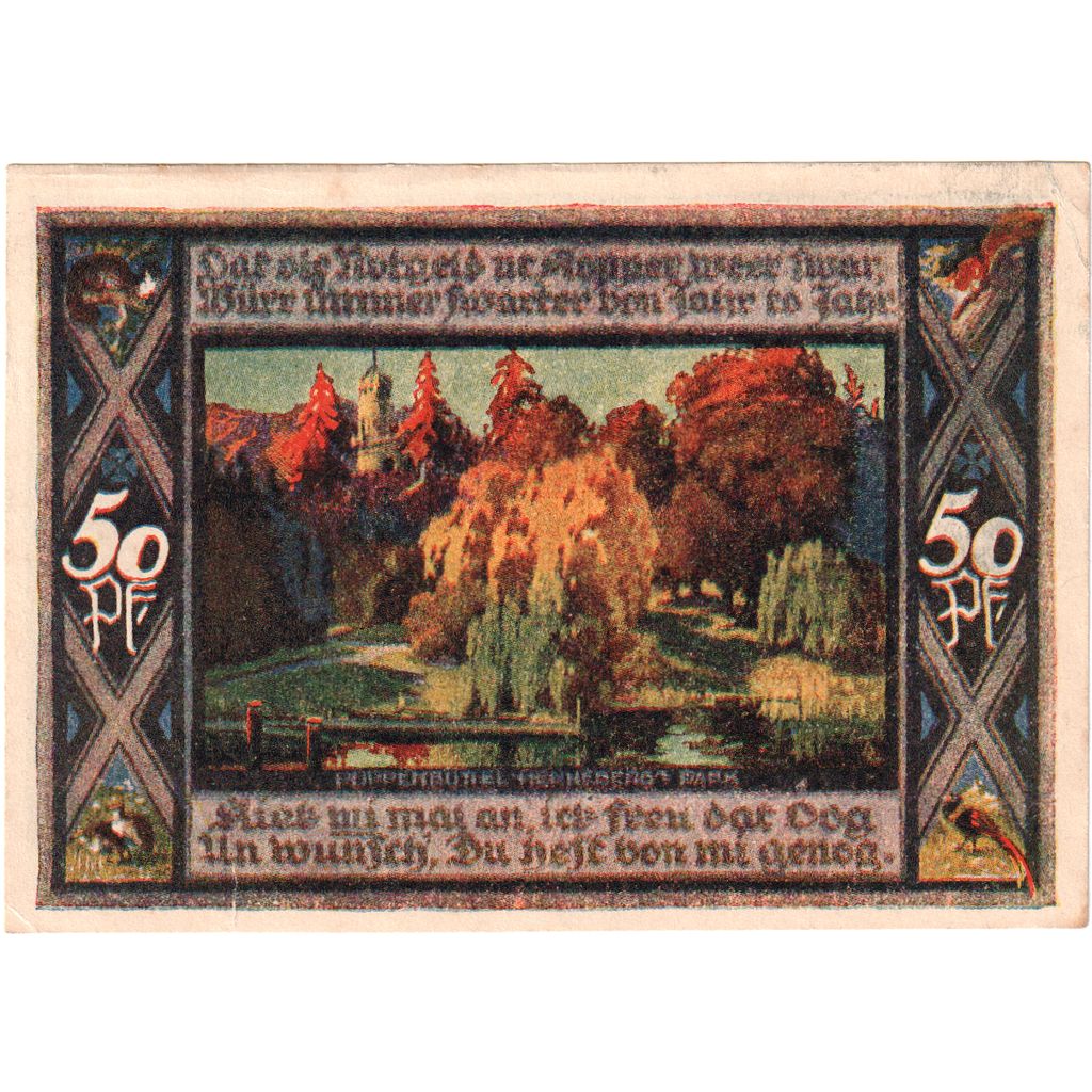 Germania, Poppenbüttel, 50 Pfennig, 1921-12-31, SPL