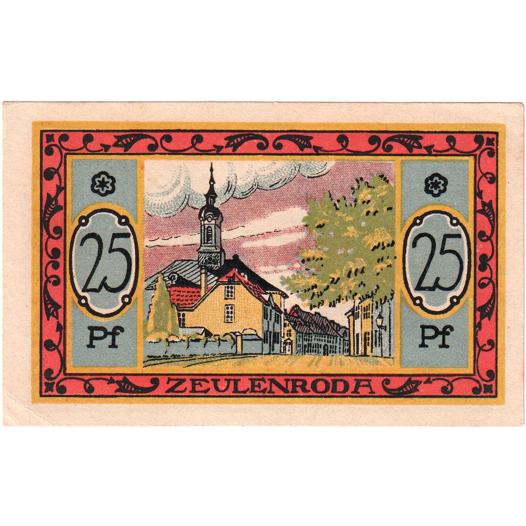 Germany, Zeulenroda, 25 Pfennig, 1921-11-01, UNC(63)