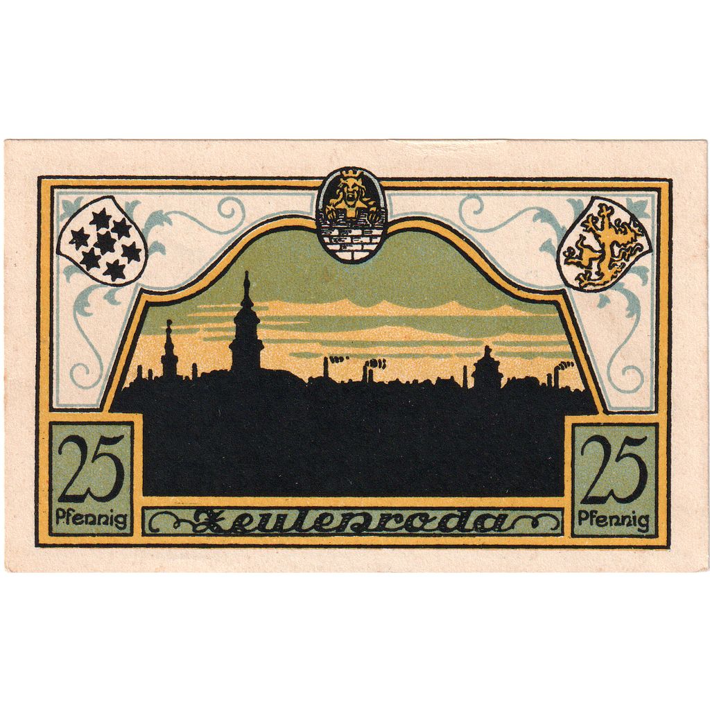Germany, Zeulenroda, 25 Pfennig, 1921-11-01, UNC(63)