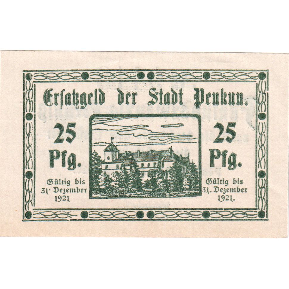Alemania, Penkun, 25 Pfennig, 1920-07-20, SC