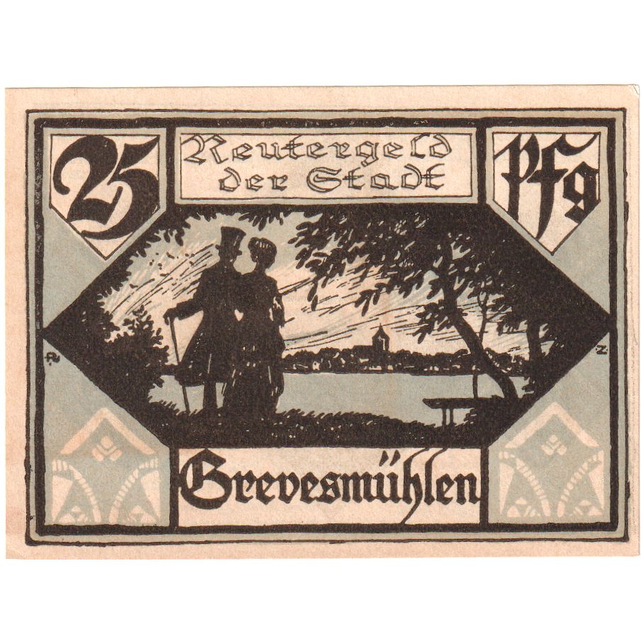 Alemania, Grevesmühlen, 25 Pfennig, 1922-04-30, SC