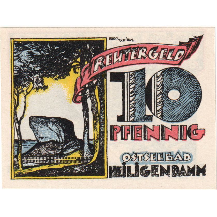 Deutschland, Heiligendamm, 10 Pfennig, 1922-02-28, UNZ-