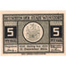 Niemcy, Wunstorf, 5 Pfennig, 1922-12-31, UNC(63)