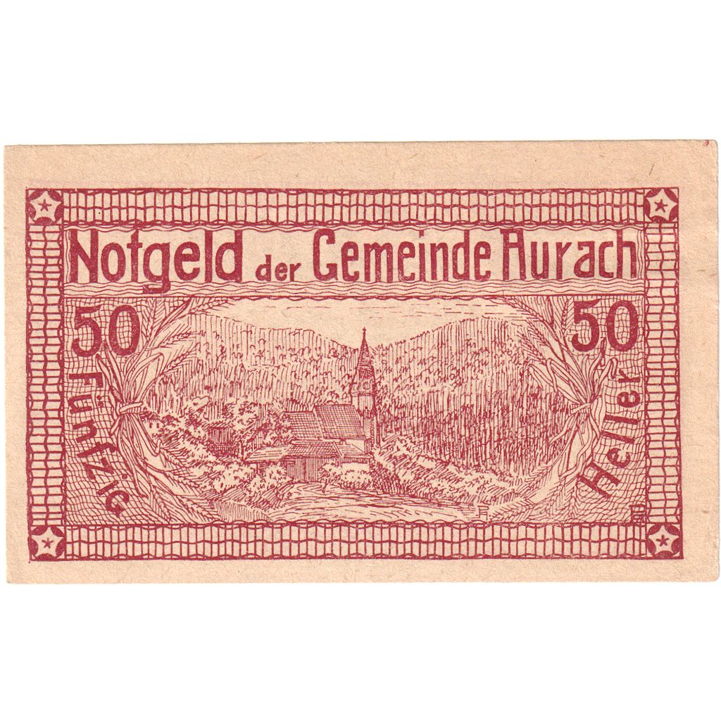 Austria, Aurach, 50 Heller, 1920-04-27, UNC(63)
