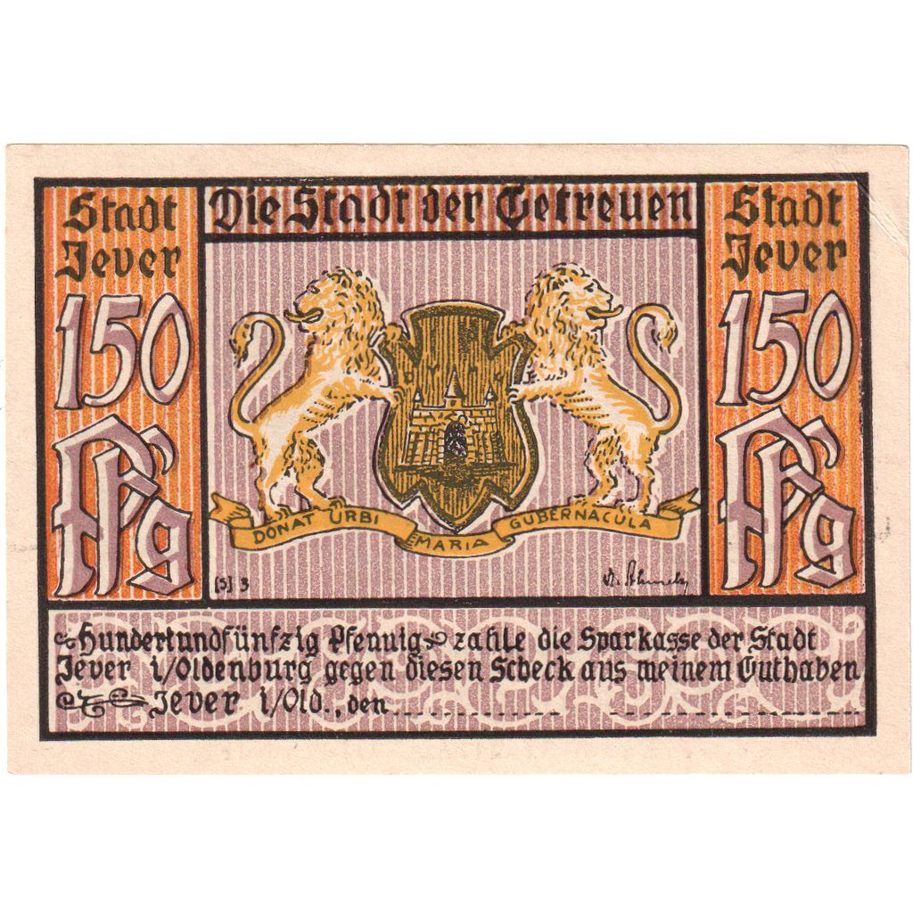 Deutschland, Jever, 150 Pfennig, UNZ-