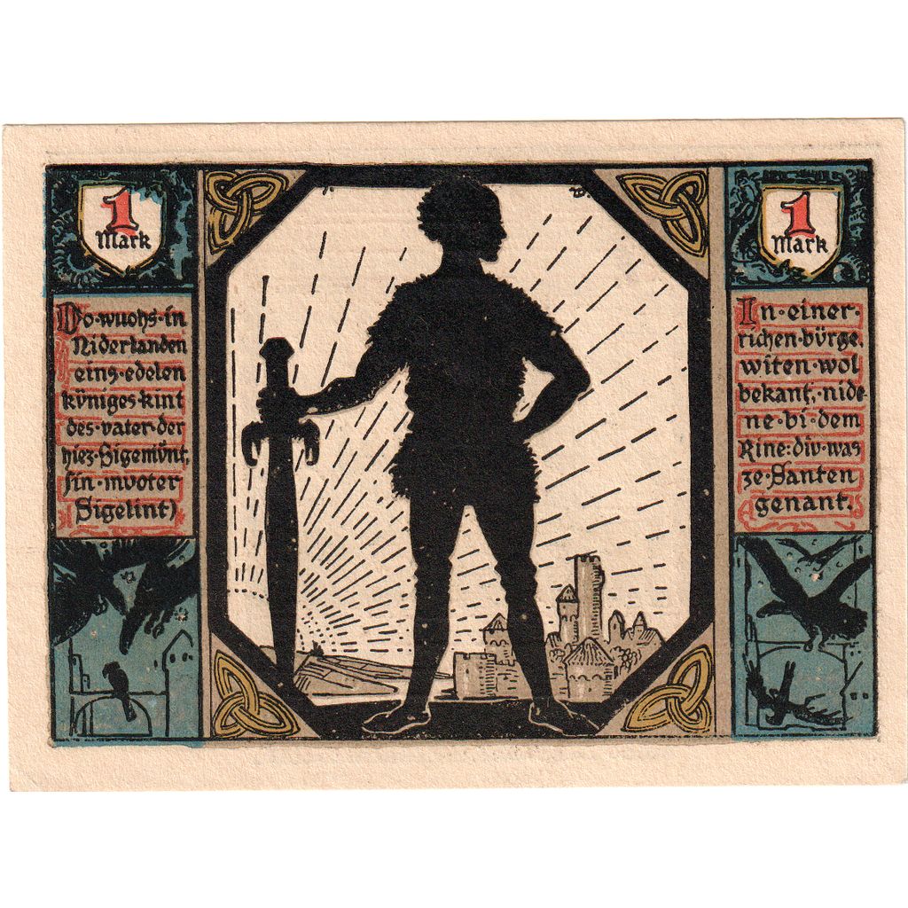 Deutschland, Xanten, 1 Mark, 1921-12-31, UNZ-