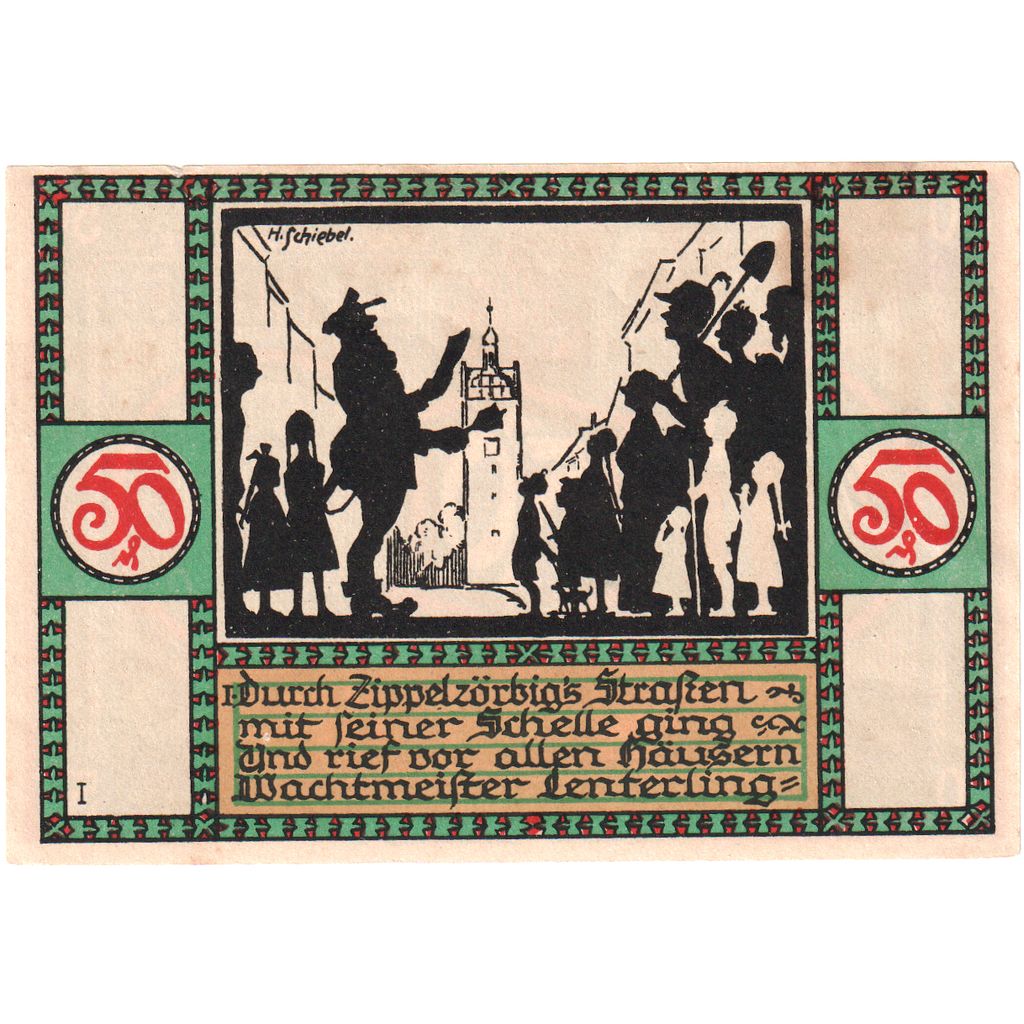 Alemania, Zörbig, 50 Pfennig, 1921-09-30, SC