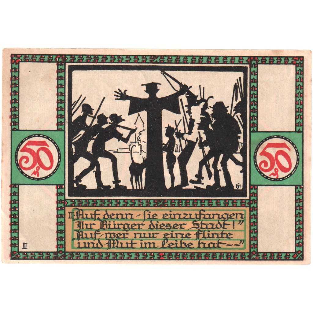 Alemania, Zörbig, 50 Pfennig, 1921-09-30, EBC