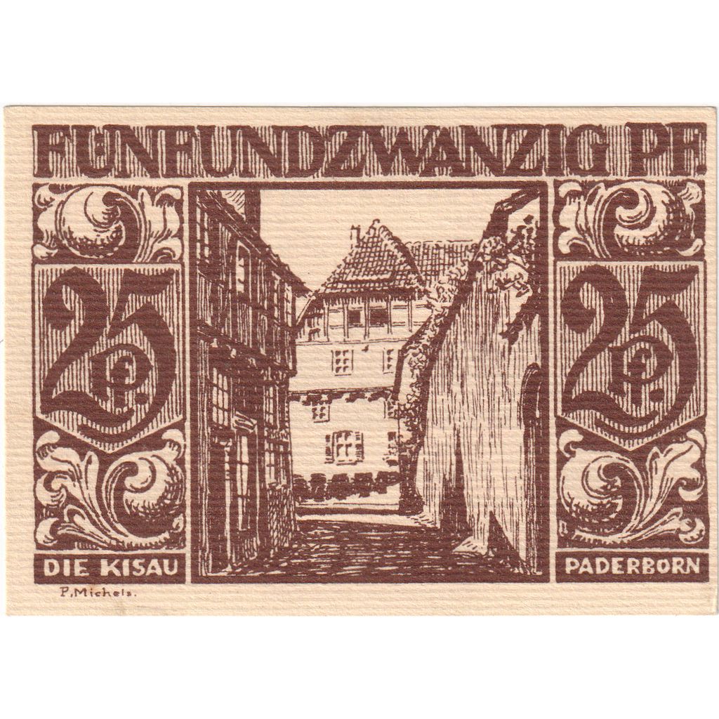 Deutschland, Paderborn, 25 Pfennig, 1921-11-10, UNZ-