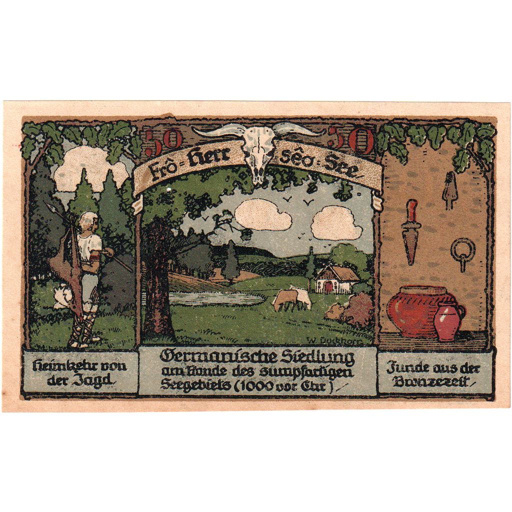Alemania, Frose in Anhalt, 50 Pfennig, 1921-06-27, SC