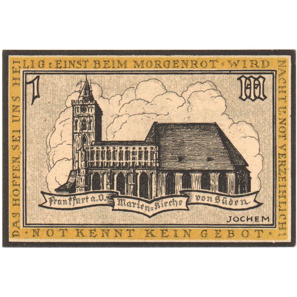 Alemania, Frankfurt, 100 Pfennig, SC