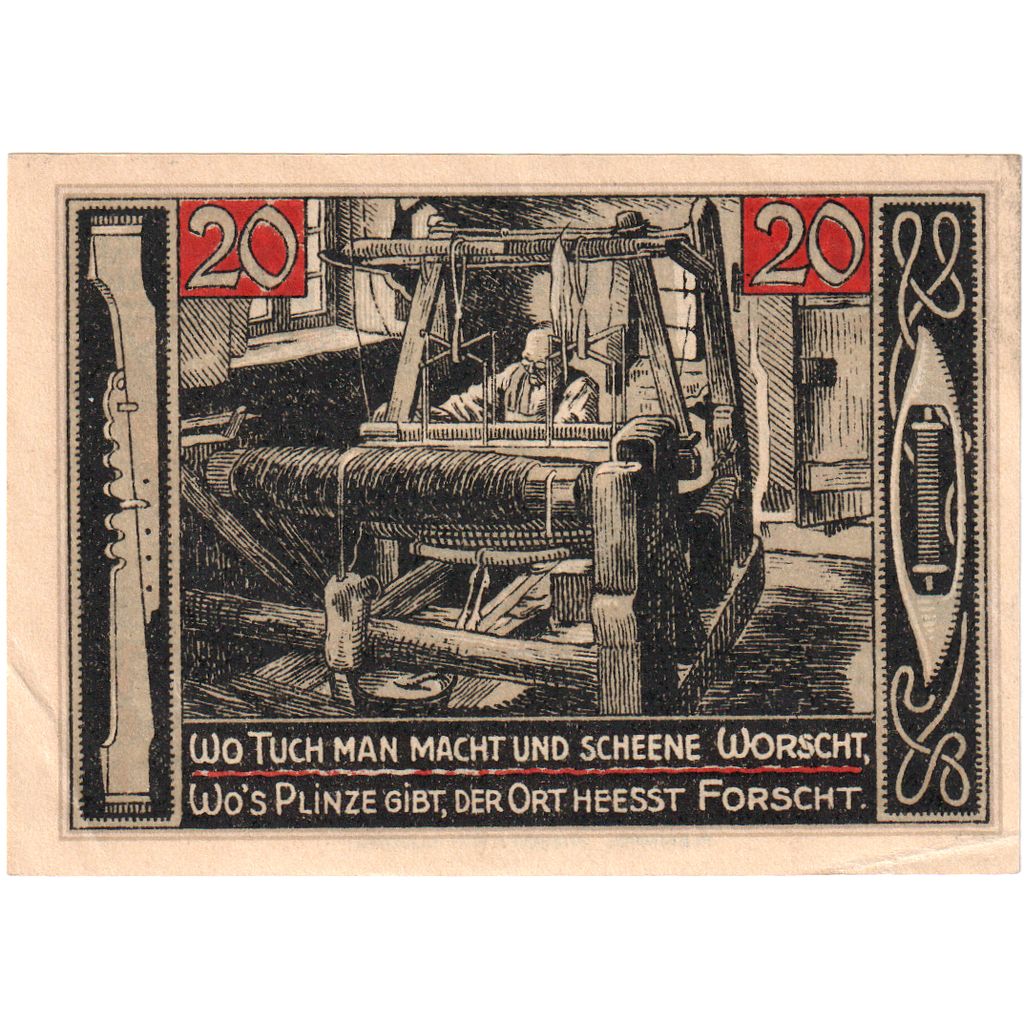 Alemanha, forst, 20 Pfennig, 1921-07-01, UNC(63)