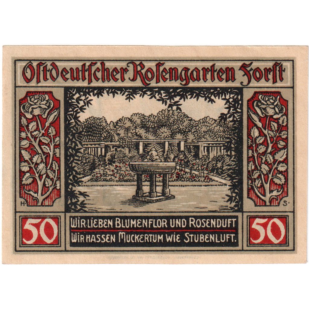 Alemanha, forst, 50 Pfennig, 1921-07-01, UNC(63)