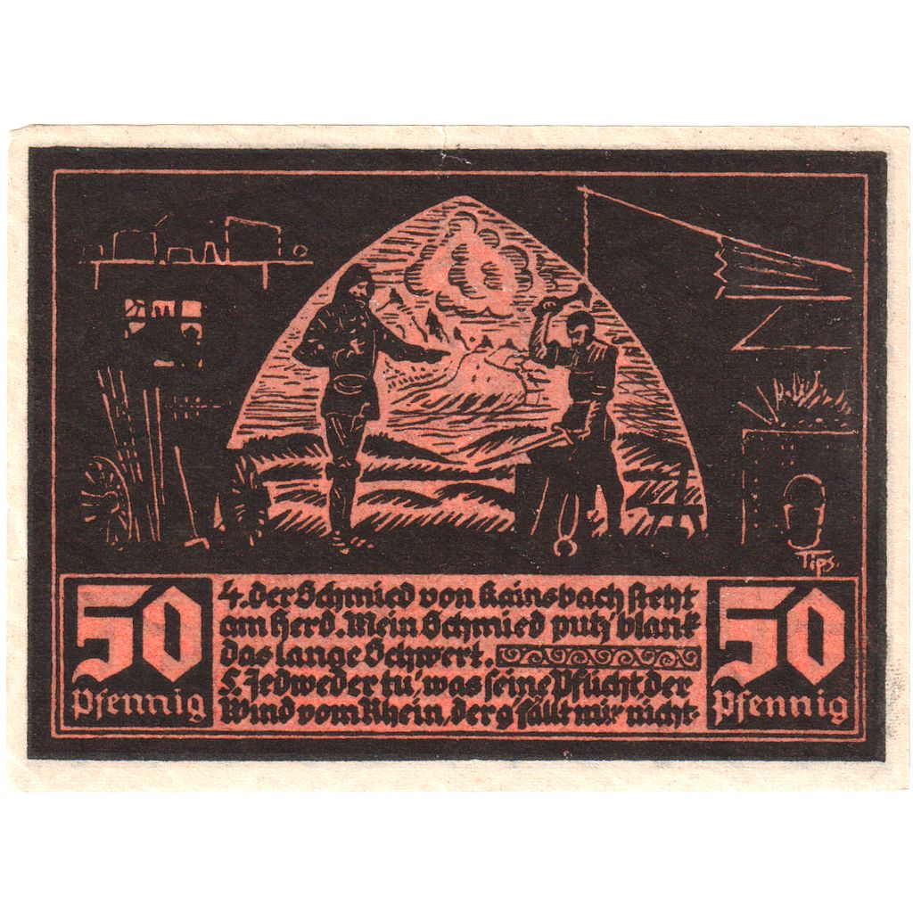 Alemania, Crumbach, 50 Pfennig, SC